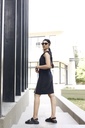 BLACK CORDUROY DRESS