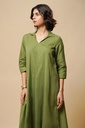 LONG SHIRT DRESS (OLIVE)