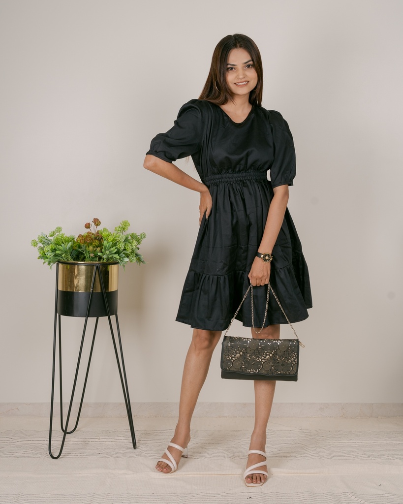 PUFF SLEEVE BROAD ELASTIC