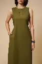 LINEN ONE PIECE(OLIVE)