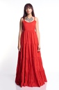 LONG SPEGHETTI DRESS